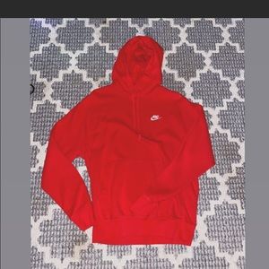 Red Nike hoodie no stains